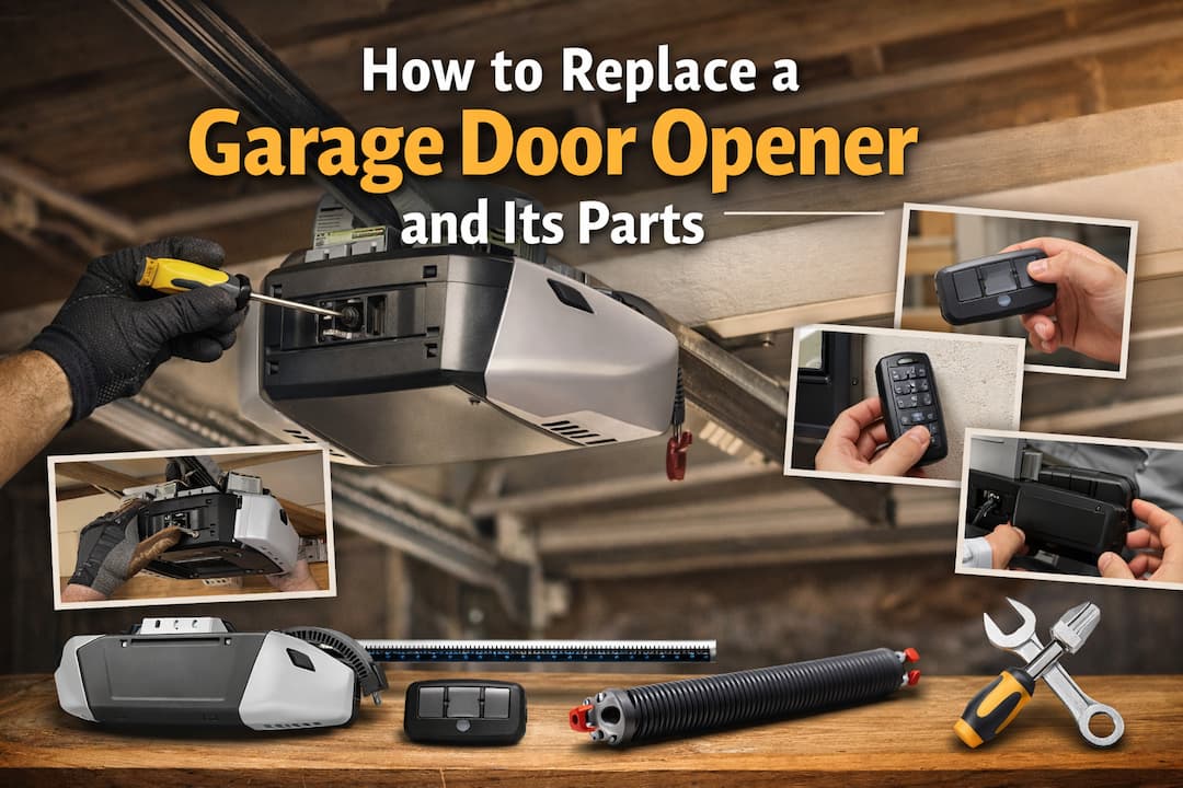 How To Replace A Garage Door Opener And Its Parts Full Guide How To Replace A Garage Door Opener 