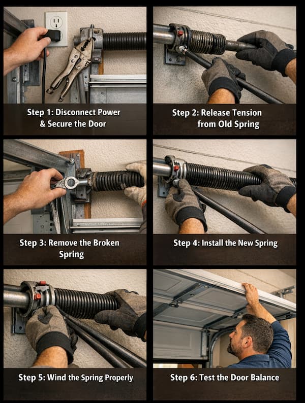 Step-by-Step Guide to Replace Garage Door Spring