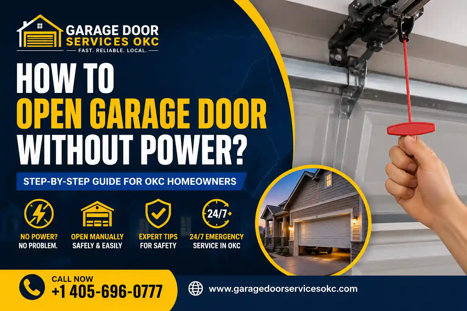 Open Garage Door Without Power