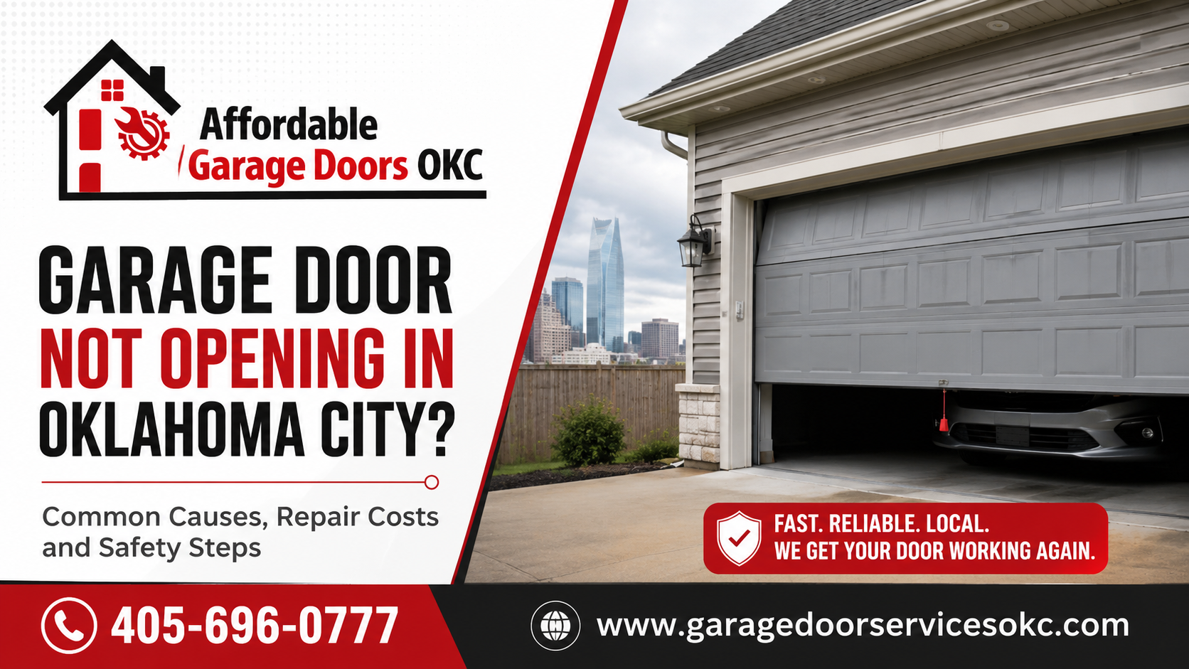 Garage Door Not Opening in Oklahoma City